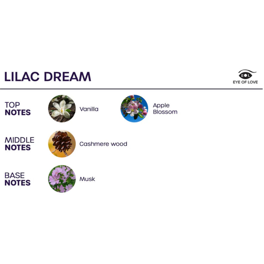 EYE OF LOVE - BLOOM SPRAY HABITACIÓN ÍNDICA LILAC DREAM 150 ML - Imagen 2