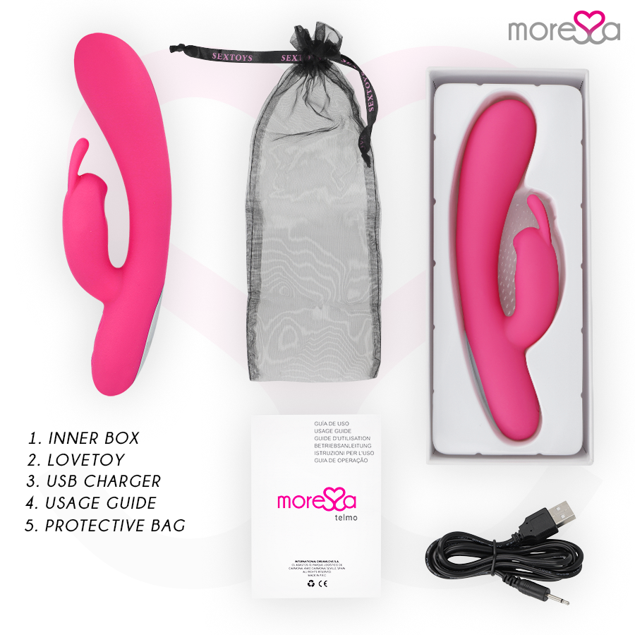 MORESSA - TELMO TICKLING CLITORIAL PREMIUM SILICONE RECARGABLE - Imagen 6