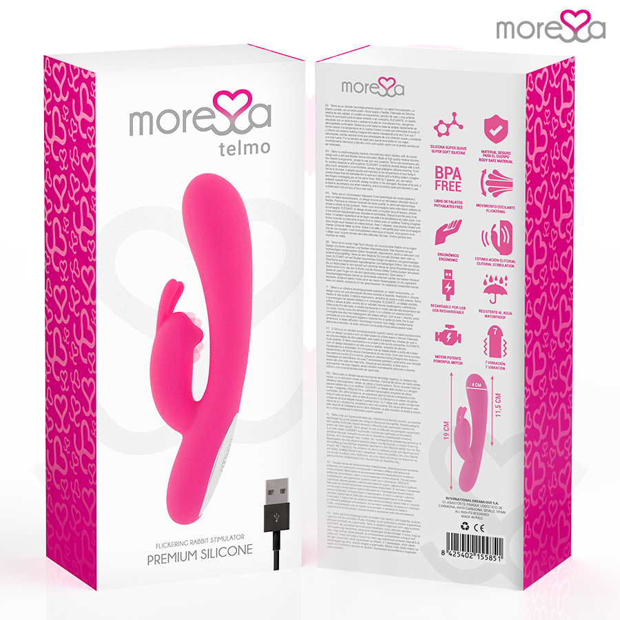 MORESSA - TELMO TICKLING CLITORIAL PREMIUM SILICONE RECARGABLE - Imagen 7