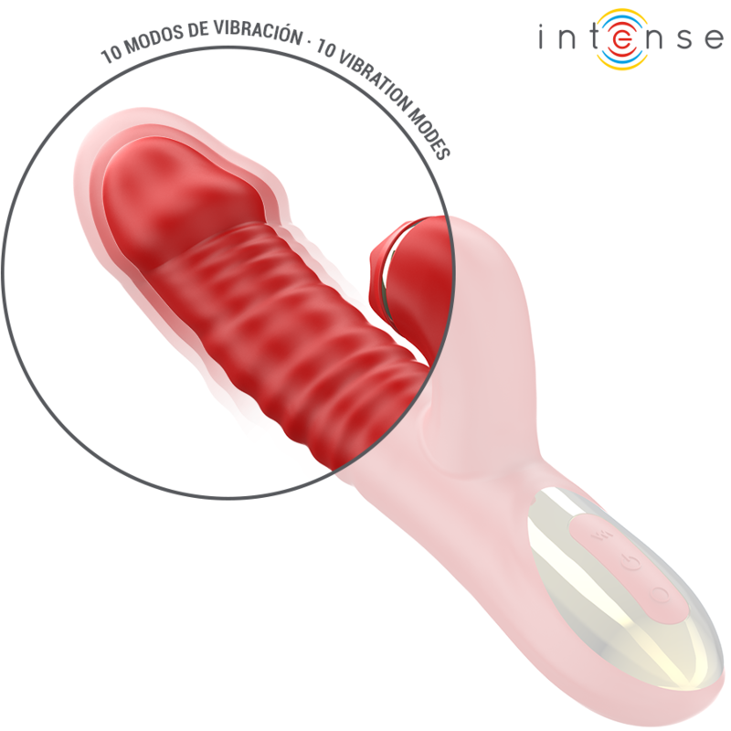 INTENSE - THALIA VIBRACIÓN & EMPUJE & ESTIMULACIÓN ROJO - Imagen 6
