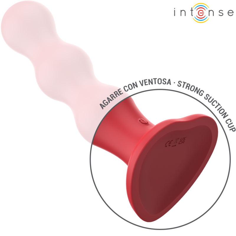 INTENSE - CODY VIBRADOR CON VENTOSA ROJO CONTROL REMOTO - Imagen 7