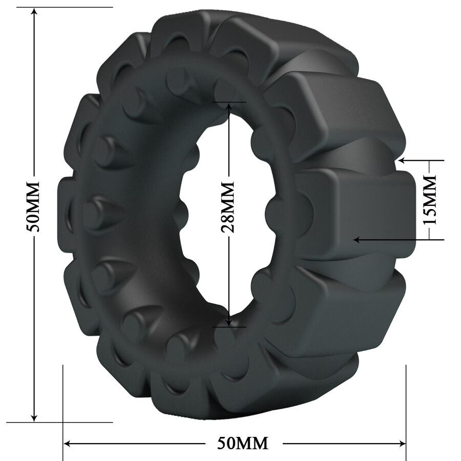 CRAZY BULL - LAIDEN ANILLO SILICONA MODELO 5 - Imagen 5