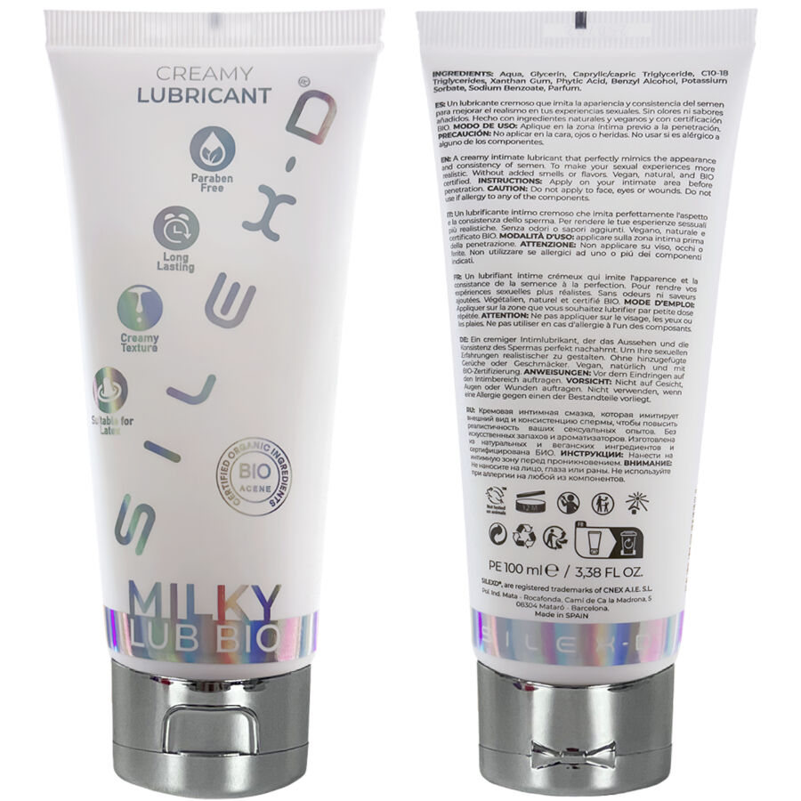 SILEXD - LUBRICANTE BIO CREMOSO 100 ML - Imagen 3