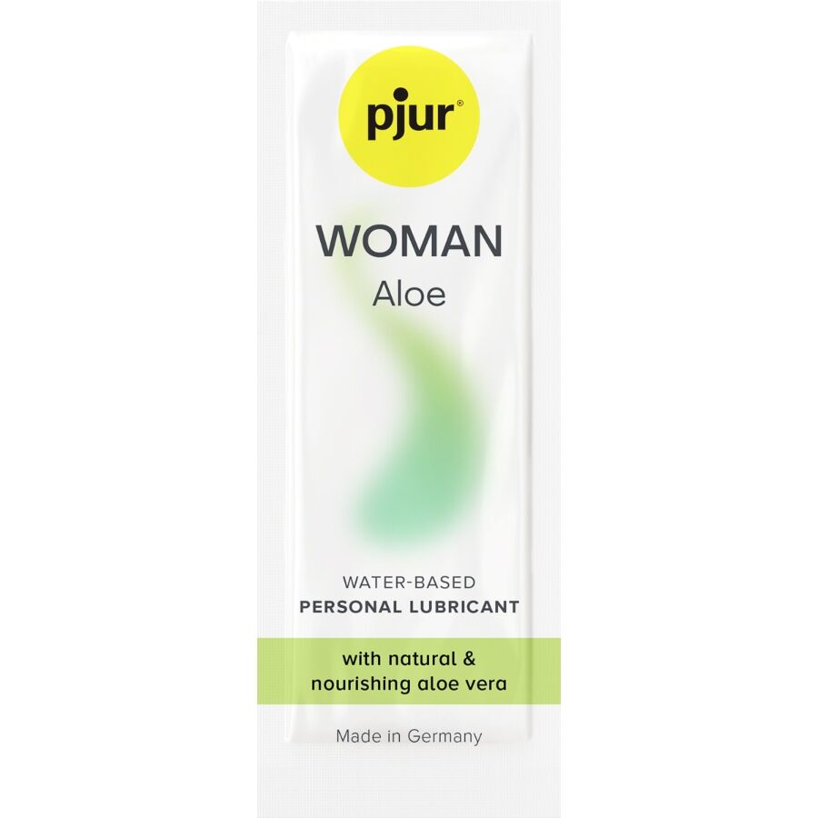 PJUR - WOMAN ALOE LUBRICANTE BASE AGUA 2 ML