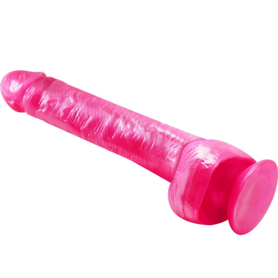 BAILE - DONG DILDO REALÍSTICO ROSA CON VENTOSA - Imagen 3