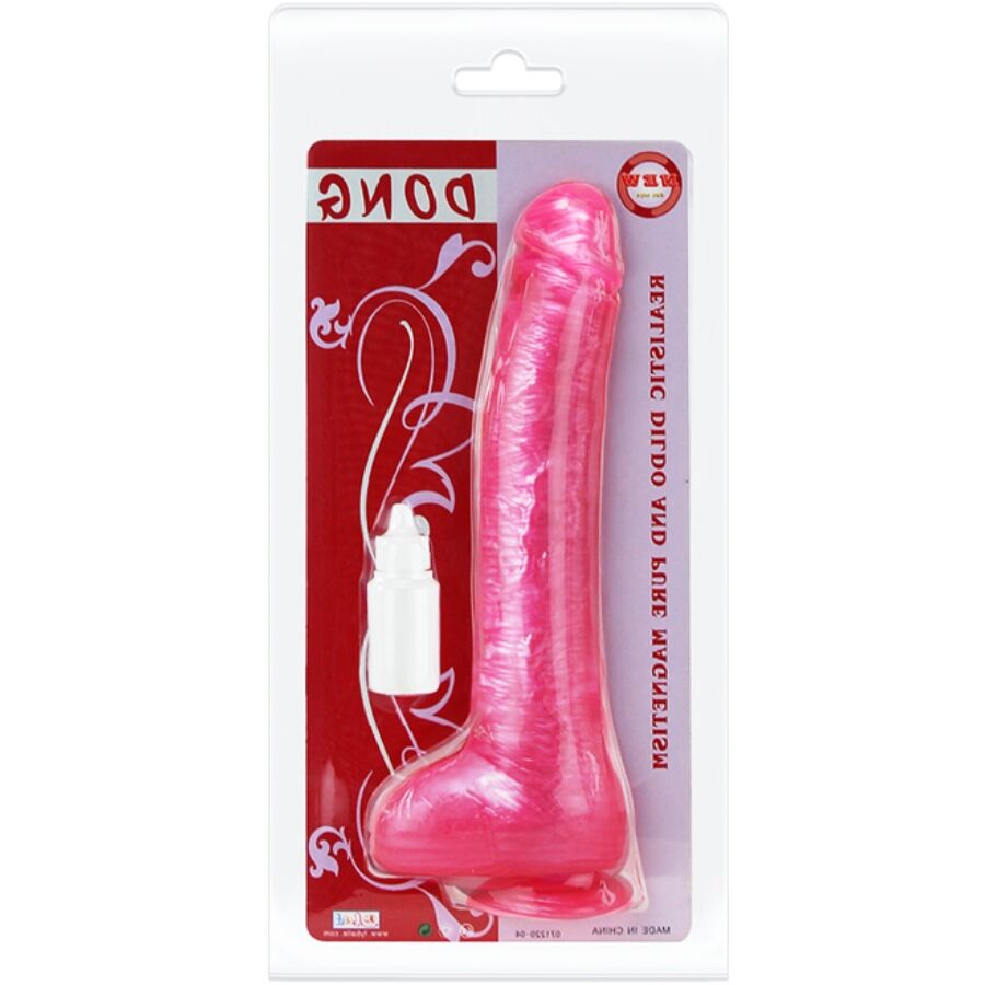 BAILE - DONG DILDO REALÍSTICO ROSA CON VENTOSA - Imagen 2