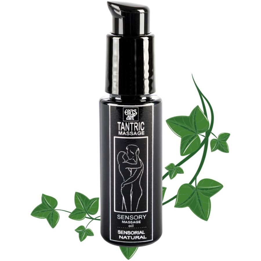 EROS-ART - ACEITE MASAJE TÁNTRICO NATURAL Y AFRODISÍACO NEUTRAL 30 ML