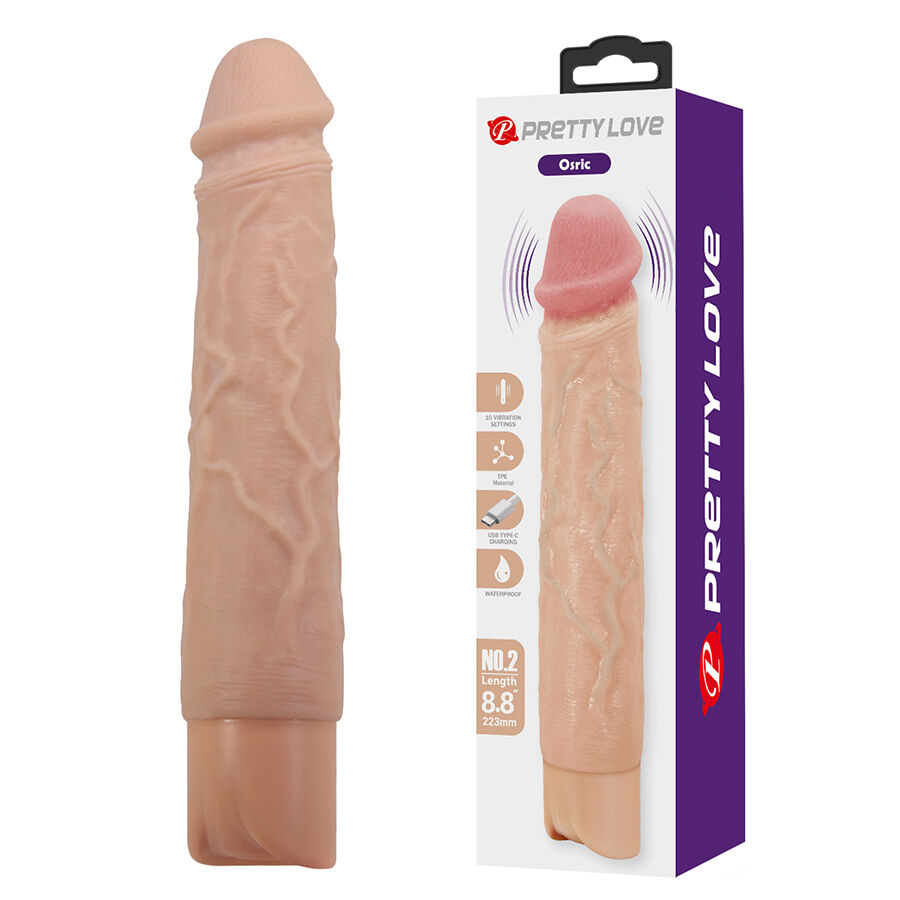 PRETTY LOVE - OSRIC VIBRADOR REALÍSTICO FLEXIBLE - Imagen 5