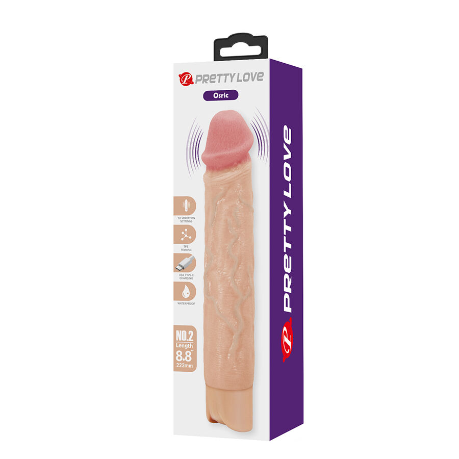 PRETTY LOVE - OSRIC VIBRADOR REALÍSTICO FLEXIBLE - Imagen 10