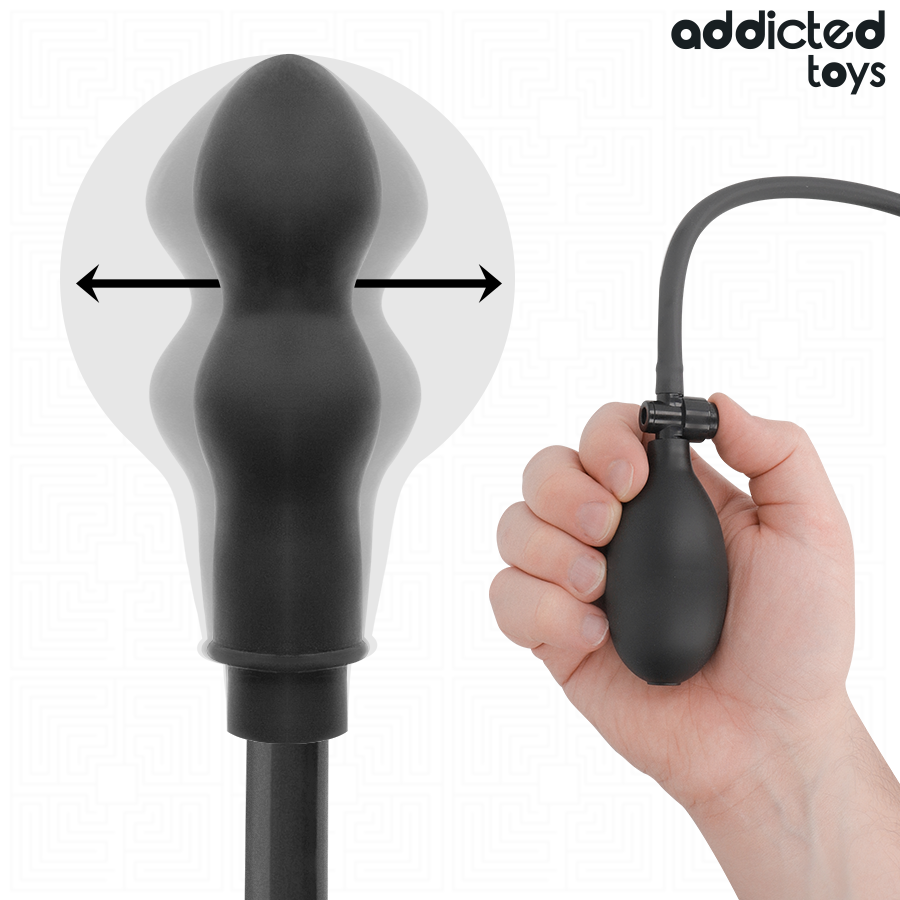 ADDICTED TOYS - PLUG ANAL DOBLE INFLABLE MODELO 1 - Imagen 2
