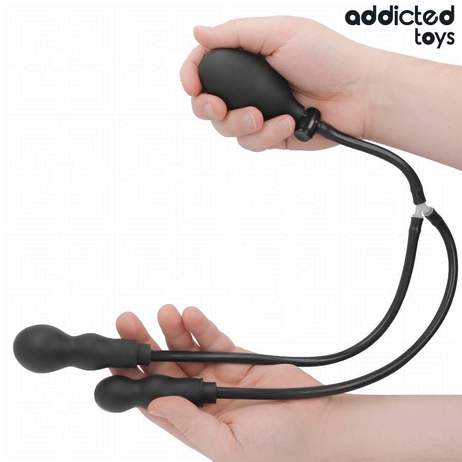 ADDICTED TOYS - PLUG ANAL DOBLE INFLABLE MODELO 1 - Imagen 4