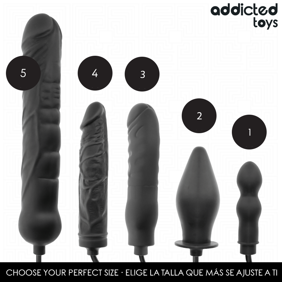 ADDICTED TOYS - PLUG ANAL INFLABLE MODELO 1 - Imagen 3
