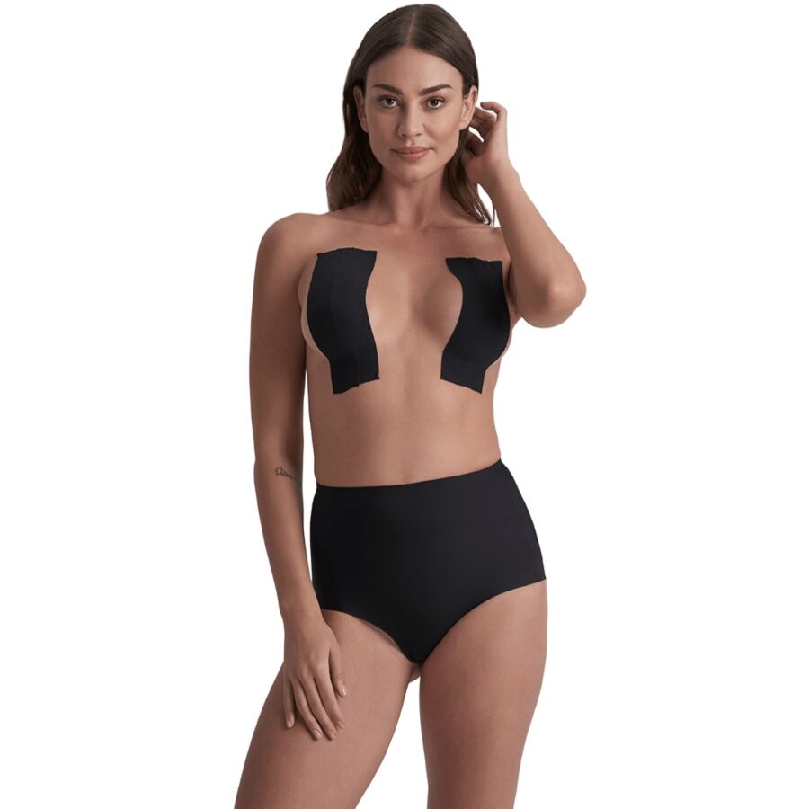 BYE-BRA - BODY TAPE DOUBLE SIDED CINTA DE DOBLE CARA NEGRO TALLA ÚNICA 5 x 500 CM