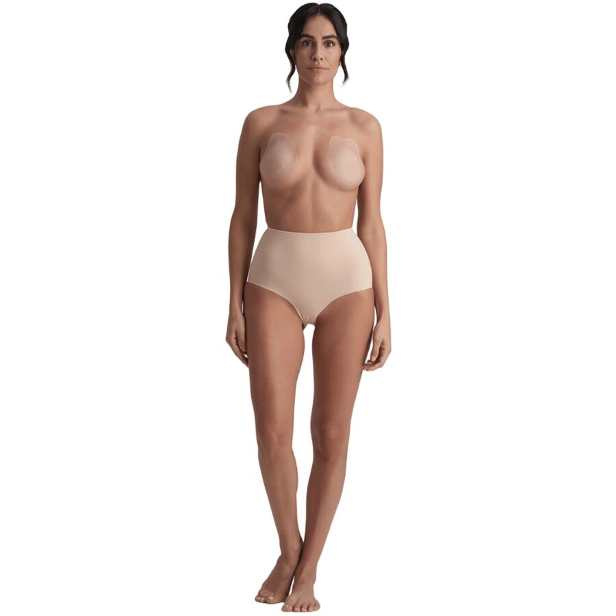 BYE-BRA - RABBIT COPAS DE SILICONA BEIGE TALLA M - Imagen 3