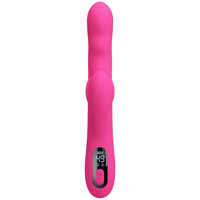 PRETTY LOVE - WINTERS VIBRADOR RABBIT MULTIFUNCIÓN CON PANTALLA LED ROSA - Imagen 6