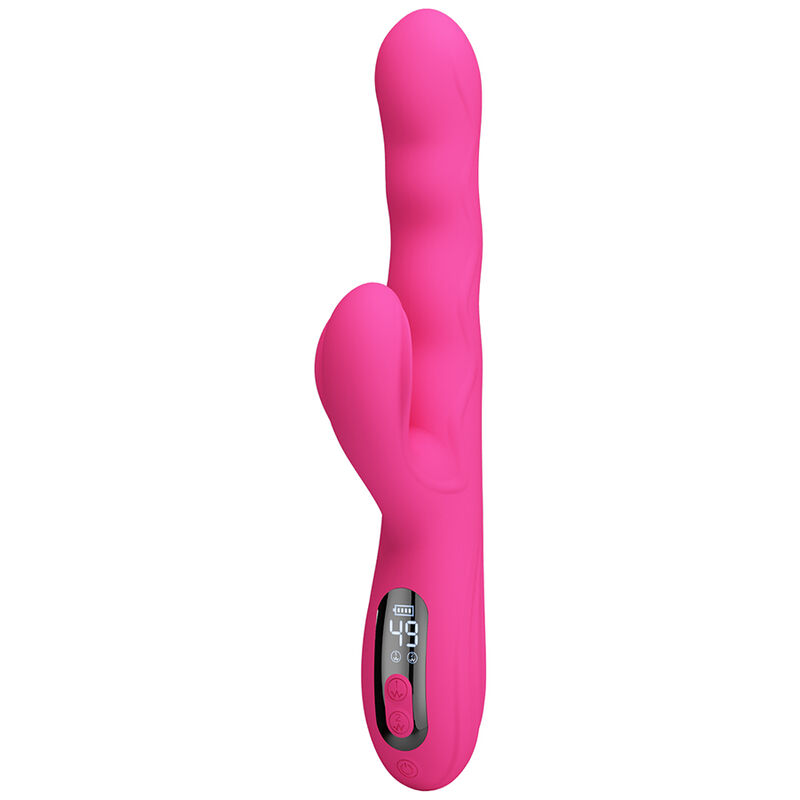 PRETTY LOVE - WINTERS VIBRADOR RABBIT MULTIFUNCIÓN CON PANTALLA LED ROSA - Imagen 7