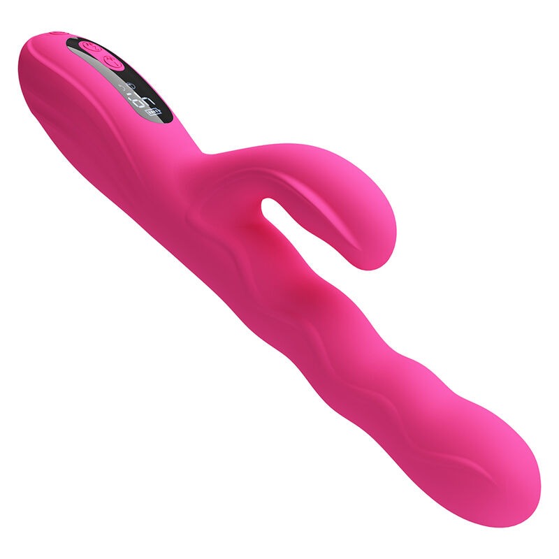 PRETTY LOVE - WINTERS VIBRADOR RABBIT MULTIFUNCIÓN CON PANTALLA LED ROSA - Imagen 2