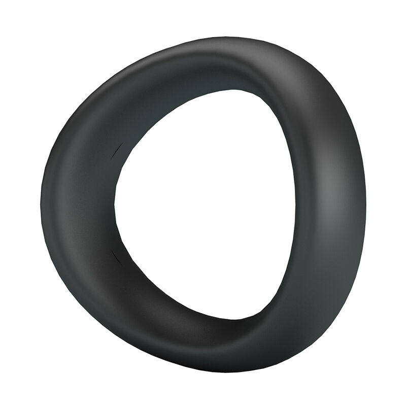 CRAZY BULL - VALEN ANILLO PARA PENE ERGONÓMICO SILICONA NEGRO