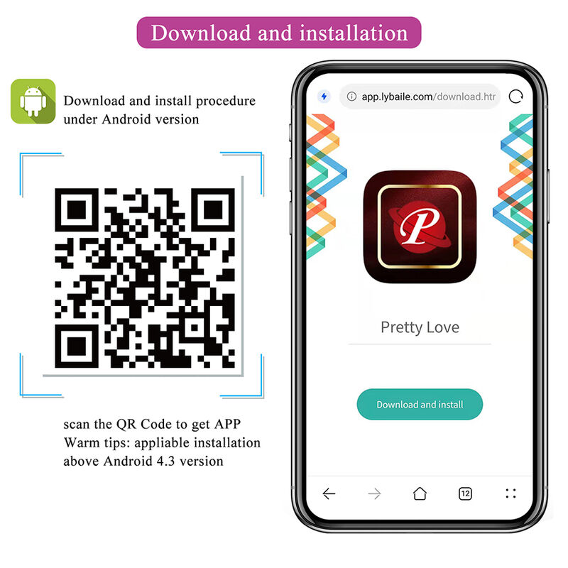 PRETTY LOVE - KLAY VIBRADOR HUEVO CON EMPUJE APP CONTROL MORADO - Imagen 7