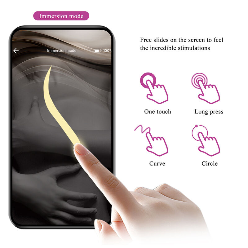 PRETTY LOVE - KLAY VIBRADOR HUEVO CON EMPUJE APP CONTROL MORADO - Imagen 15