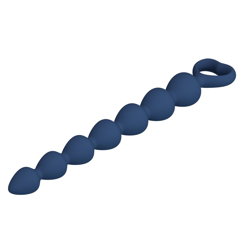 MR PLAY - BOLAS ANALES Y PLUG ANAL SILICONA AZUL 26,7 CM - Imagen 4