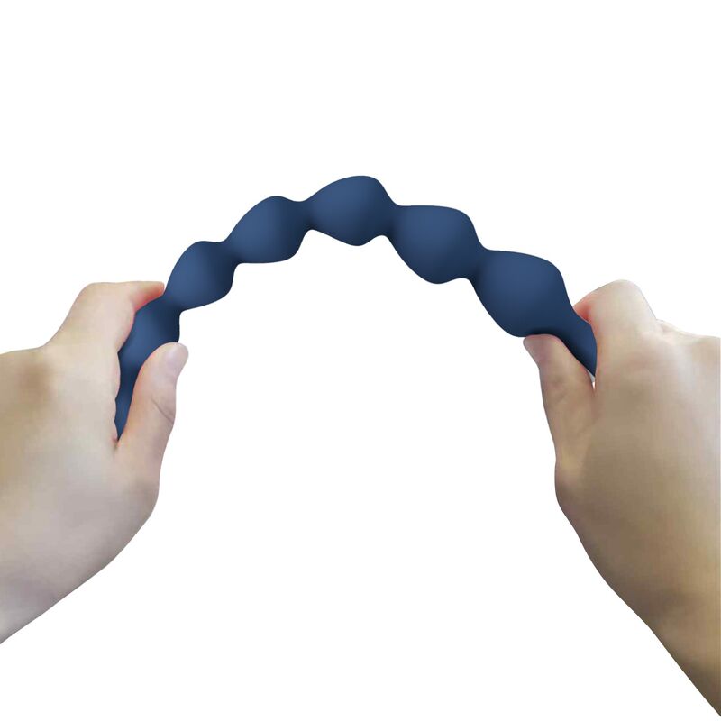 MR PLAY - BOLAS ANALES Y PLUG ANAL SILICONA AZUL 26,7 CM - Imagen 8