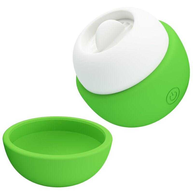 PRETTY LOVE - ESTIMULADOR CLITORAL CON EFECTO LENGUA RECARGABLE VERDE - Imagen 3