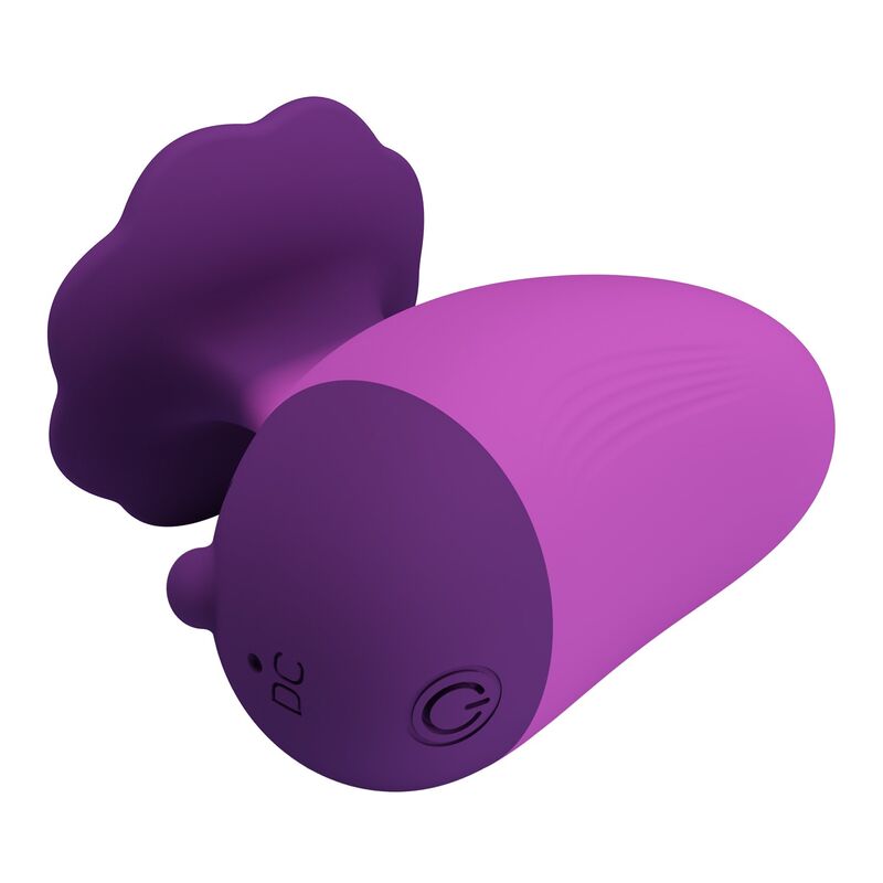 PRETTY LOVE - ESTIMULADOR DE CLÍTORIS 7 MODOS RECARGABLE FORMA ROSA MORADA - Imagen 3