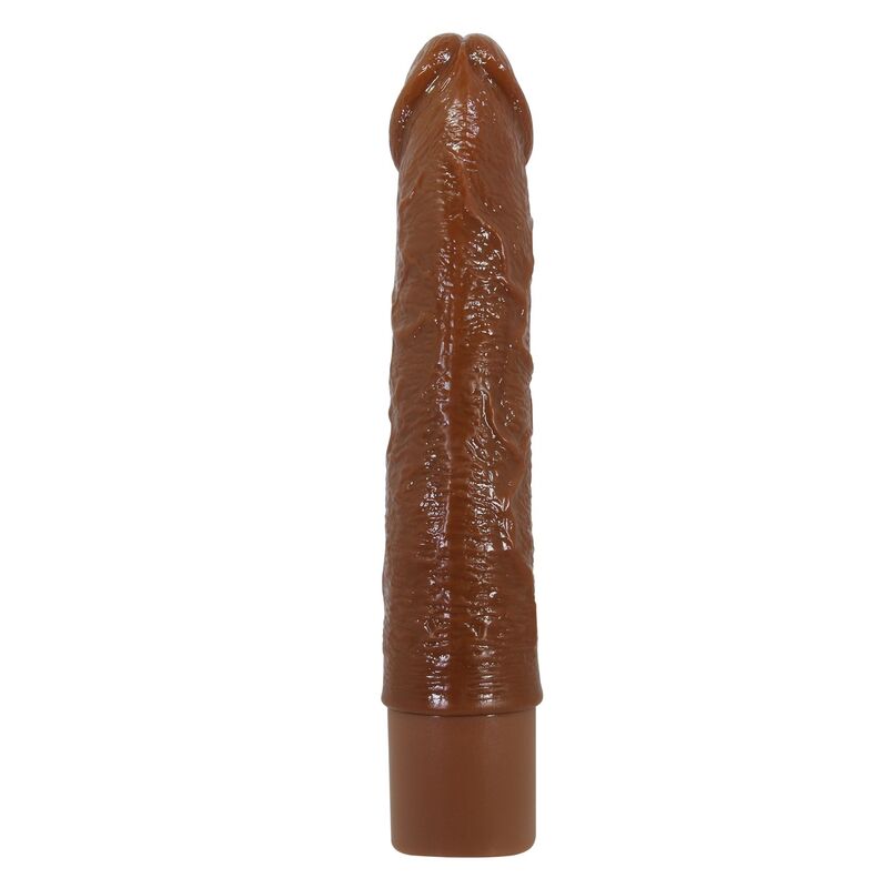 PRETTY LOVE - LEONARDO VIBRADOR REALÍSTICO 20 CM Ø 4 CM COLOR MARRÓN - Imagen 3