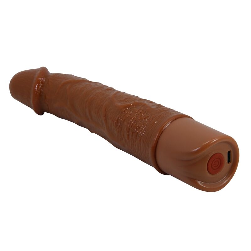 PRETTY LOVE - LEONARDO VIBRADOR REALÍSTICO 20 CM Ø 4 CM COLOR MARRÓN - Imagen 8