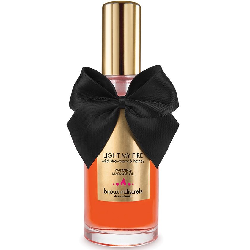 BIJOUX INDISCRETS - ACEITE MASAJE EFECTO CALOR AROMA FRESA - Imagen 2