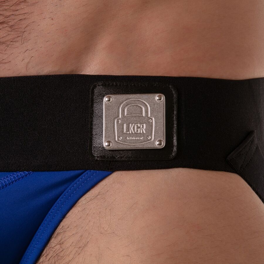 LOCKER GEAR - WIDE WAISTBAND JOCKSTRAP AZUL L - Imagen 2
