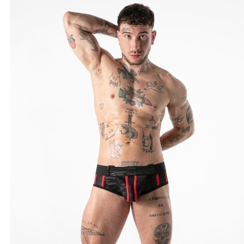 LOCKER GEAR - FULL MILITARY ACCESS JOCK BRIEF ROJO M