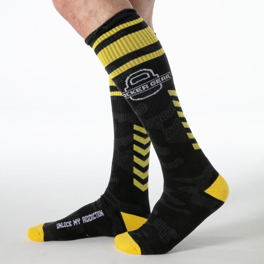 LOCKER GEAR - FULL MILITARY KNEE HIGH SOCKS TALLA ÚNICA AMARILLO