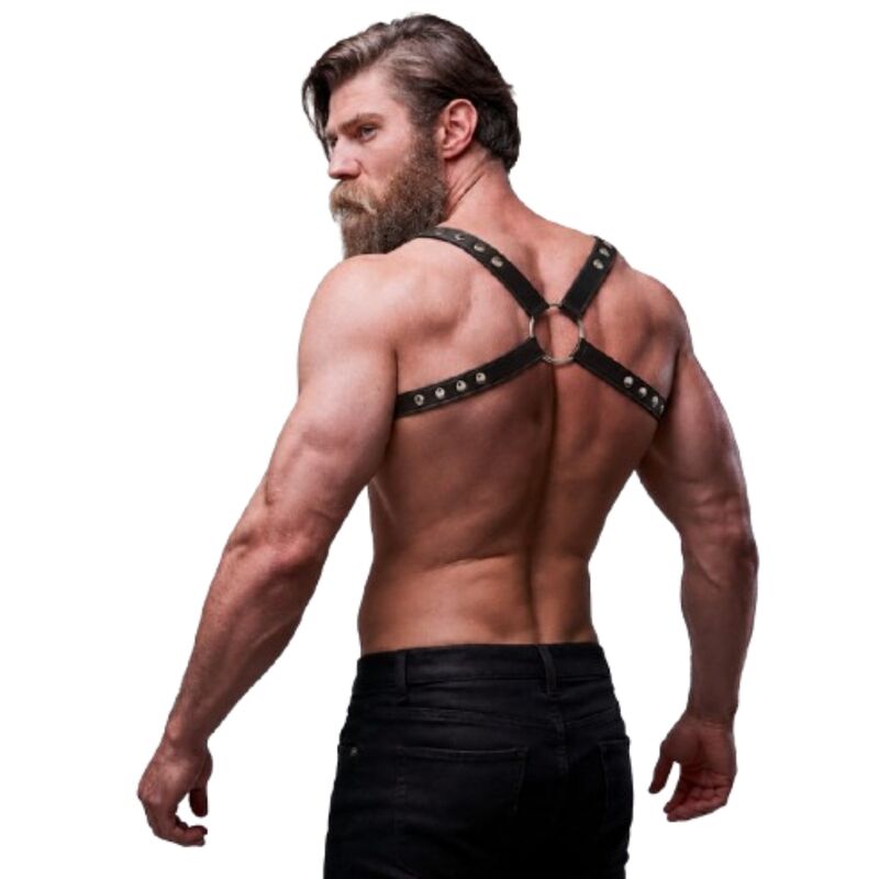 FETISH SUBMISSIVE ATTITUDE - ARNÉS ECOPIEL ESPALDA HOMBRE - Imagen 6