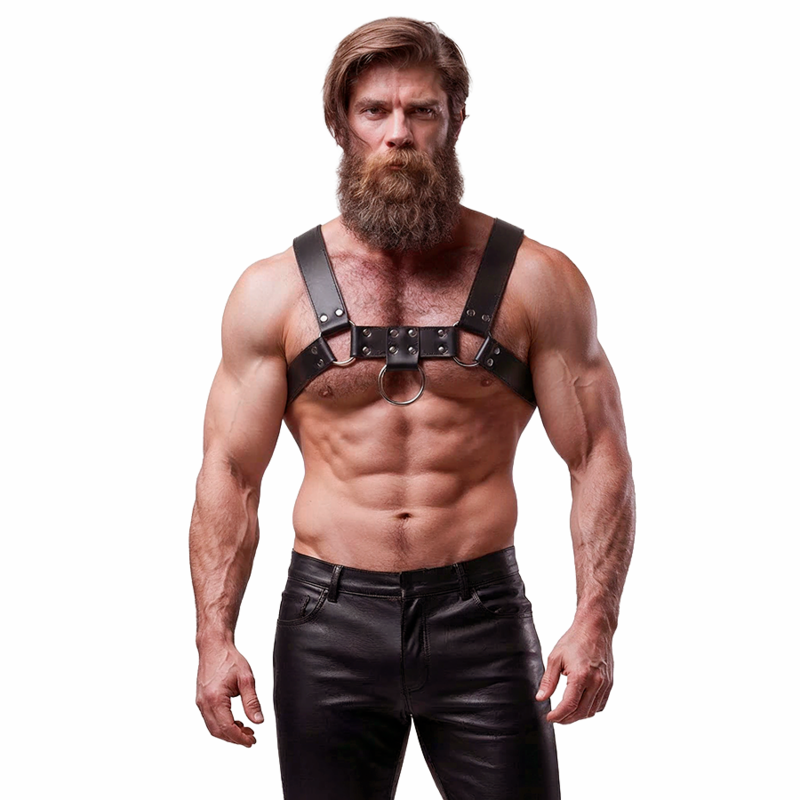 FETISH SUBMISSIVE ATTITUDE - ARNÉS ECOPIEL PECHO HOMBRE