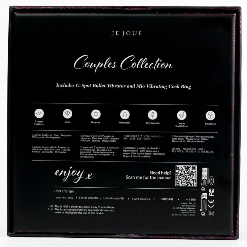 JE JOUE - COUPLES COLLECTION SET VIBRADOR PARA PAREJAS - Imagen 8
