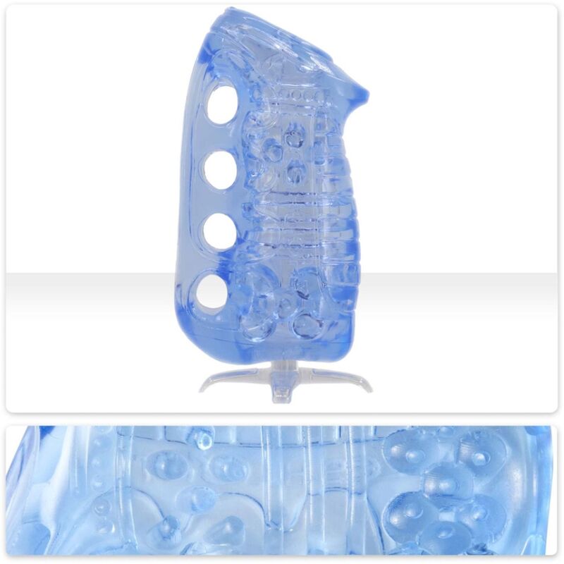 FLESHLIGHT – FLESHSKINS GRIP BLUE ICE MASTURBADOR MANUAL AZUL