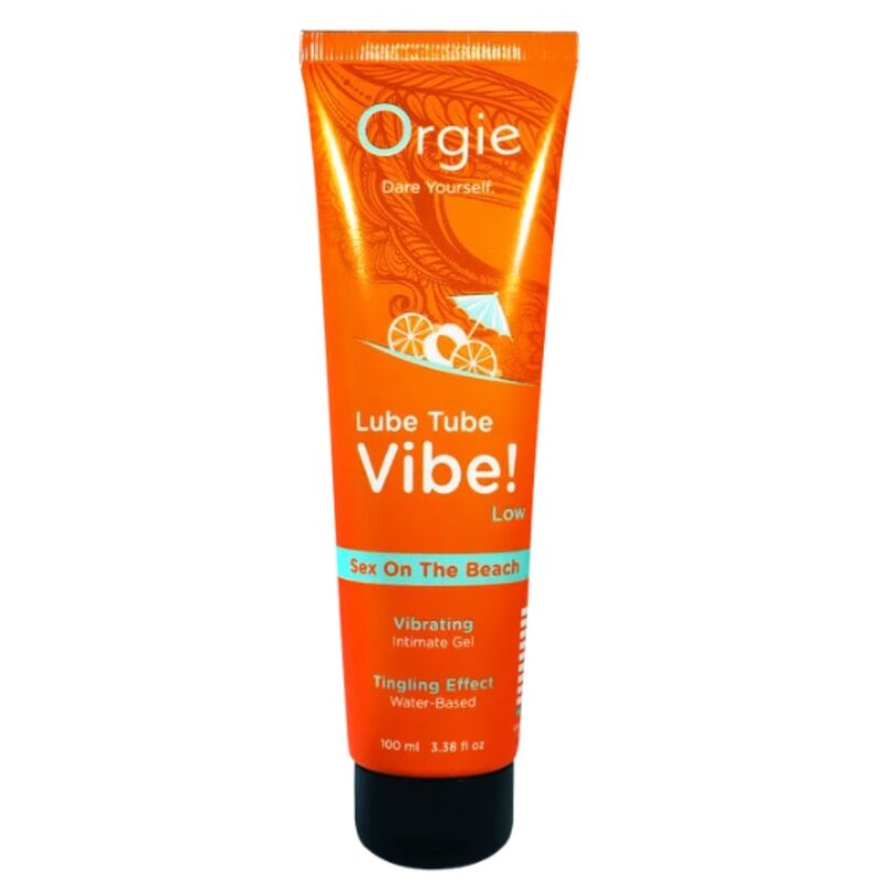 ORGIE - LUBE TUBE VIBE! SEX ON THE BEACH GEL ÍNTIMO BESABLE EFECTO HORMIGUEO SUAVE 100 ML - Imagen 4