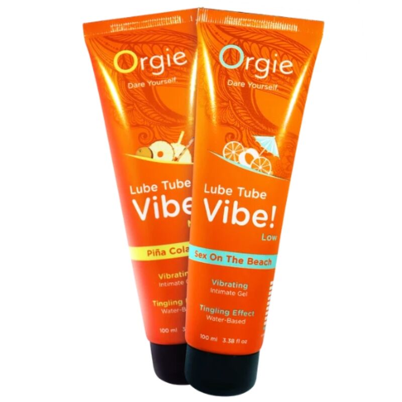 ORGIE - LUBE TUBE VIBE! SEX ON THE BEACH GEL ÍNTIMO BESABLE EFECTO HORMIGUEO SUAVE 100 ML - Imagen 3