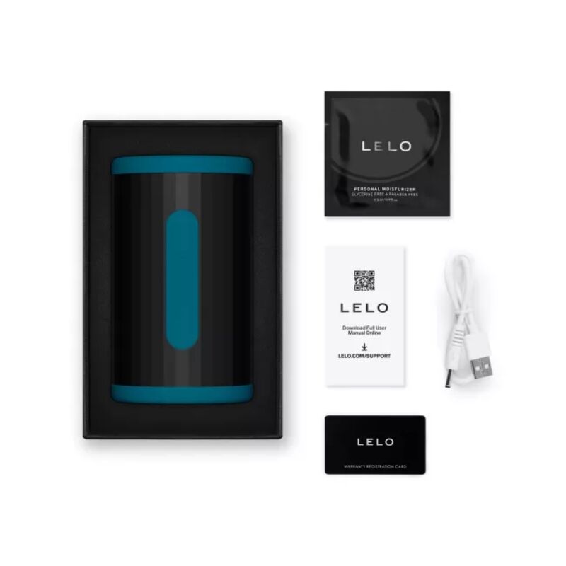 LELO - F2S DOUBLE SONIC MASTURBADOR MASCULINO CON DOBLE ESTIMULACIÓN SÓNICA VERDE AZULADO - Imagen 2