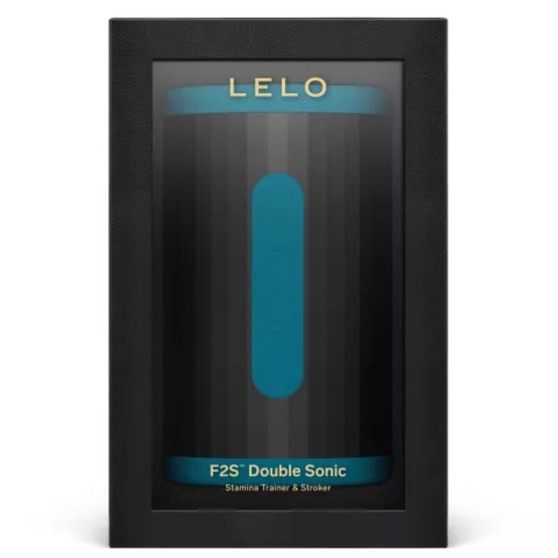 LELO - F2S DOUBLE SONIC MASTURBADOR MASCULINO CON DOBLE ESTIMULACIÓN SÓNICA VERDE AZULADO - Imagen 4