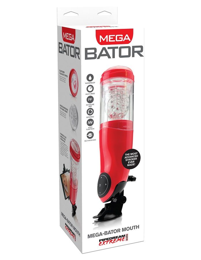 Mega-Bator Vibrador y Rotatorio – Masturbador Masculino Automático Recargable - Imagen 11