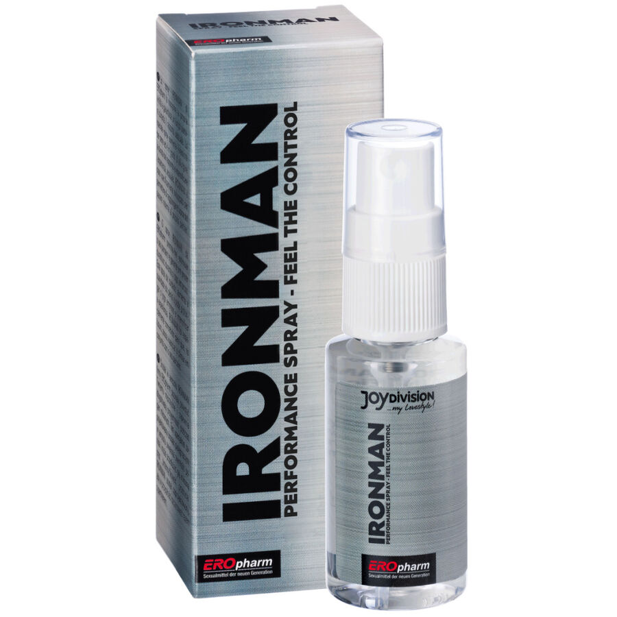 JOYDIVISION EROPHARM - IRONMAN PERFORMANCE SPRAY RETARDANTE PARA HOMBRES 30ML