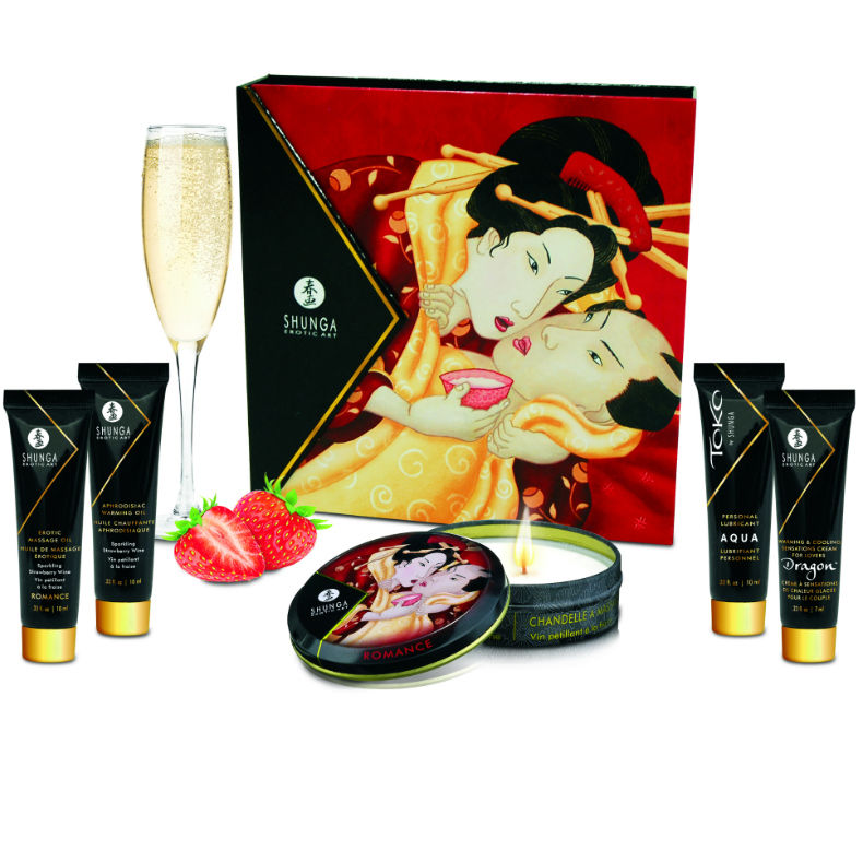 SHUNGA - KIT SECRET GEISHA FRESAS Y CAVA - Imagen 3