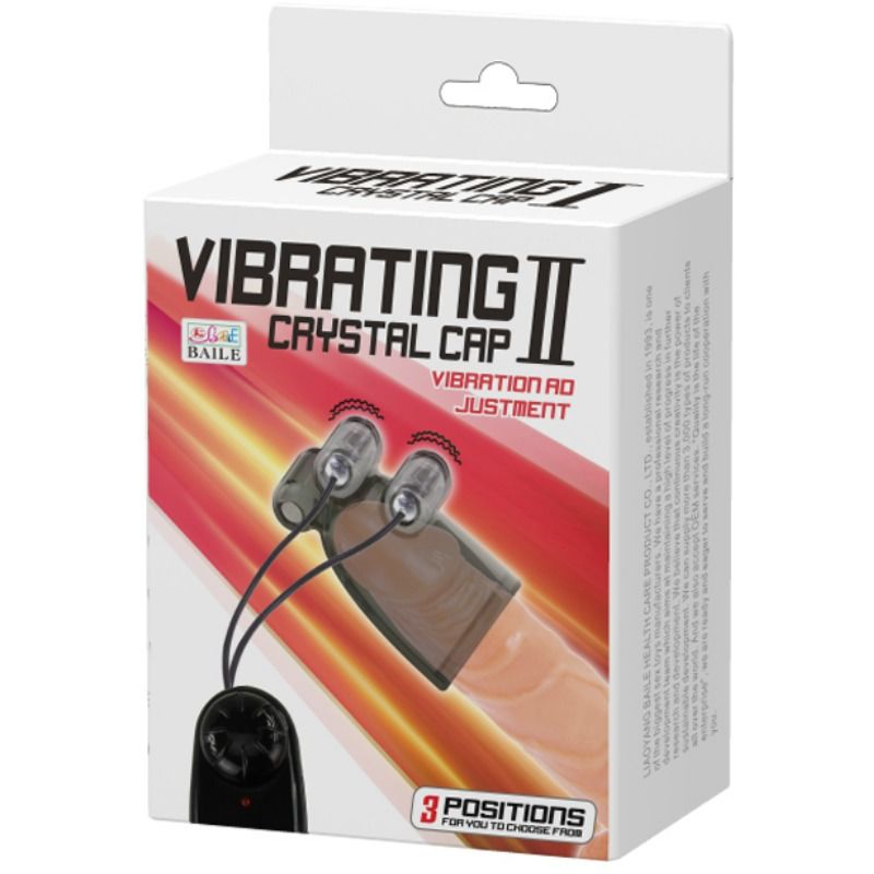 BAILE - FUNDA VIBRADORA VIBRATING CRYSTAL CAP II - Imagen 3