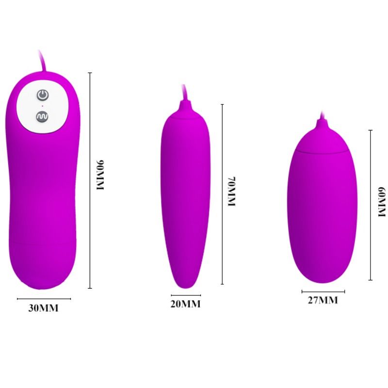 PRETTY LOVE - IRMA HUEVO VIBRADOR DOBLE - Imagen 7