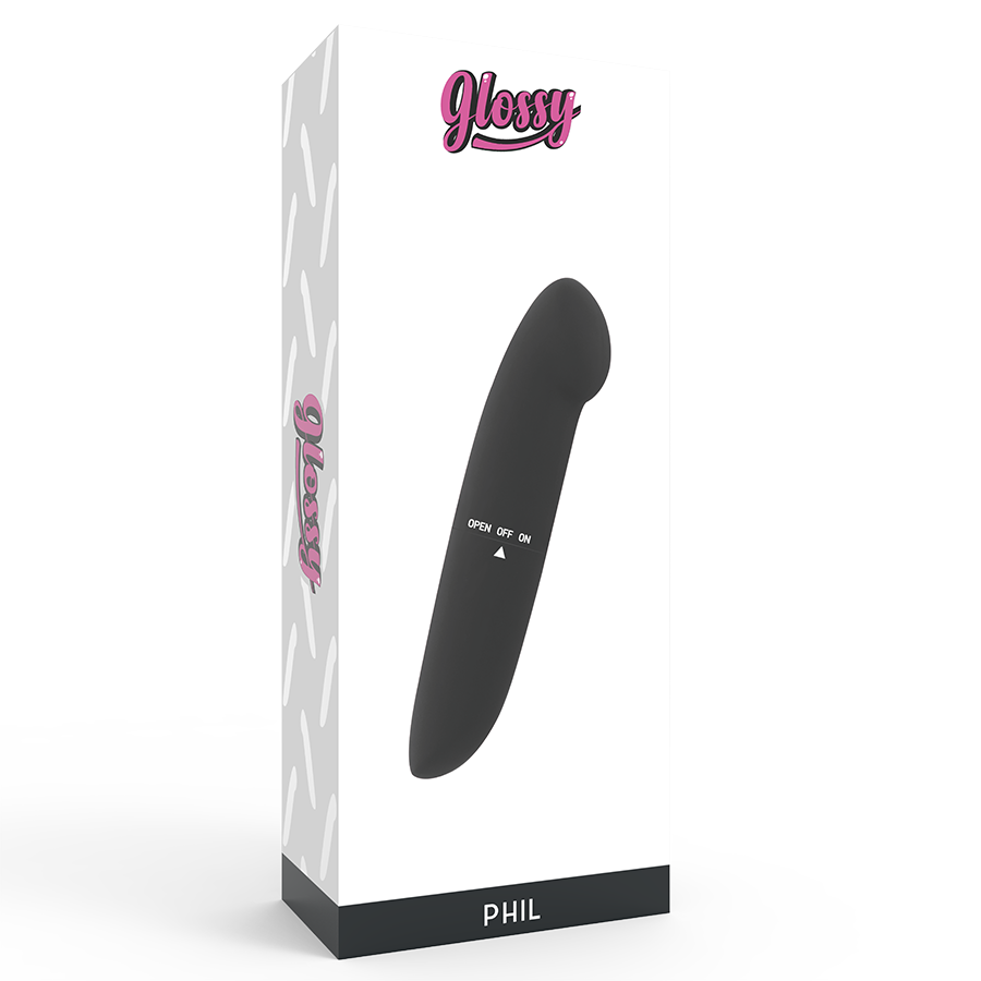 GLOSSY - PHIL VIBRADOR NEGRO - Imagen 3