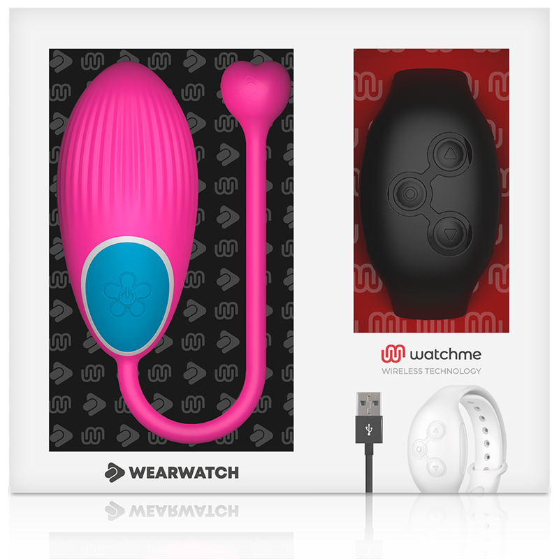 WEARWATCH - HUEVO CONTROL REMOTO TECHNOLOGY WATCHME FUCSIA / AZABACHE - Imagen 5