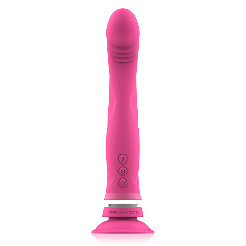 INTENSE - MICHELANGELO PINK SILICONE VIBRATOR DILDO - Image 3